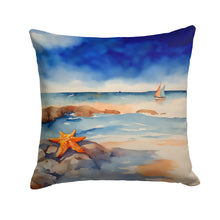 Load image into Gallery viewer, Starfish Throw Pillow - 14x14 Decorative Pillow – Art for Your Home &amp; Patio