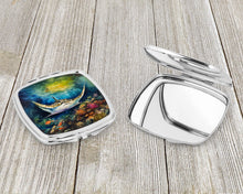 Load image into Gallery viewer, Sting Ray Compact Mirror – Stylish Purse Mirror with Artistic Covers