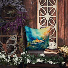 Load image into Gallery viewer, Sting Ray Throw Pillow - 14x14 Decorative Pillow – Art for Your Home &amp; Patio