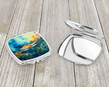Load image into Gallery viewer, Sting Ray Compact Mirror – Stylish Purse Mirror with Artistic Covers