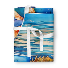 Load image into Gallery viewer, Striped Bass Apron – Artist-Designed Kitchen, BBQ &amp; Craft Apron