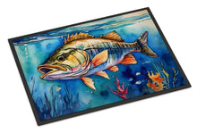Load image into Gallery viewer, Striped Bass Doormat - Large 24x36 – Indoor/Outdoor Floor Mat with Artistic Flair