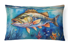 Load image into Gallery viewer, Striped Bass Throw Pillow