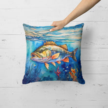 Load image into Gallery viewer, Striped Bass Throw Pillow