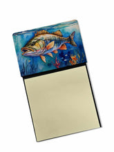 Load image into Gallery viewer, Striped Bass Sticky Note Holder- Refiilable Desk Accessory Note Pad