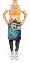 Load image into Gallery viewer, Striped Bass Apron – Artist-Designed Kitchen, BBQ &amp; Craft Apron