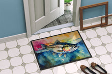 Load image into Gallery viewer, Striped Bass Doormat - Large 24x36 – Indoor/Outdoor Floor Mat with Artistic Flair