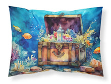 Load image into Gallery viewer, Treasure Chest Standard Pillowcase – Artistic Decorative Front, White Back