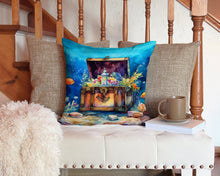 Load image into Gallery viewer, Treasure Chest Throw Pillow - 14x14 Decorative Pillow – Art for Your Home &amp; Patio