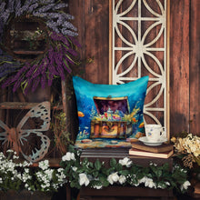 Load image into Gallery viewer, Treasure Chest Throw Pillow - 14x14 Decorative Pillow – Art for Your Home &amp; Patio