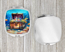 Load image into Gallery viewer, Treasure Chest Compact Mirror – Stylish Purse Mirror with Artistic Covers
