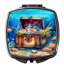 Load image into Gallery viewer, Treasure Chest Compact Mirror – Stylish Purse Mirror with Artistic Covers