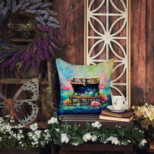Load image into Gallery viewer, Treasure Chest Throw Pillow - 14x14 Decorative Pillow – Art for Your Home &amp; Patio