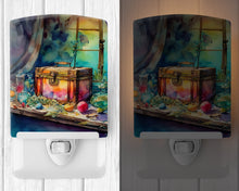 Load image into Gallery viewer, Treasure Chest Ceramic Night Light