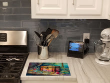 Load image into Gallery viewer, Treasure Chest Glass Cutting Boards – Durable, Decorative Kitchen Art Large