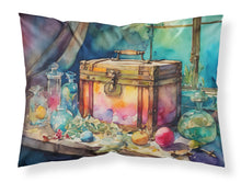 Load image into Gallery viewer, Treasure Chest Standard Pillowcase – Artistic Decorative Front, White Back