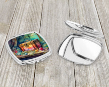 Load image into Gallery viewer, Treasure Chest Compact Mirror – Stylish Purse Mirror with Artistic Covers