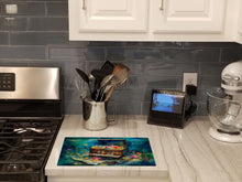 Load image into Gallery viewer, Treasure Chest Glass Cutting Boards – Durable, Decorative Kitchen Art Large