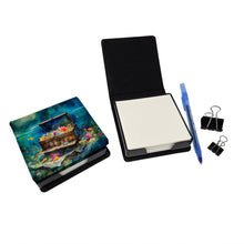 Load image into Gallery viewer, Treasure Chest PU Leather Note Paper Holder