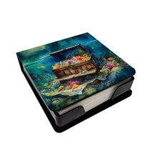 Load image into Gallery viewer, Treasure Chest PU Leather Note Paper Holder