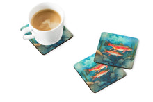 Load image into Gallery viewer, Trout Coasters - Set of 4 Lightweight Foam, Absorbent Drink Coasters