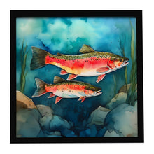 Load image into Gallery viewer, Trout Framed Metal Print