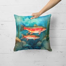Load image into Gallery viewer, Trout Throw Pillow
