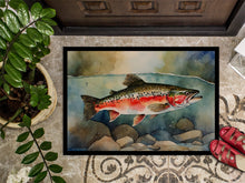 Load image into Gallery viewer, Trout Doormat - Large 24x36 – Indoor/Outdoor Floor Mat with Artistic Flair