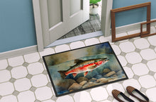Load image into Gallery viewer, Trout Doormat - Large 24x36 – Indoor/Outdoor Floor Mat with Artistic Flair