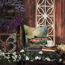 Load image into Gallery viewer, Trout Throw Pillow