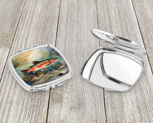 Load image into Gallery viewer, Trout Compact Mirror – Stylish Purse Mirror with Artistic Covers