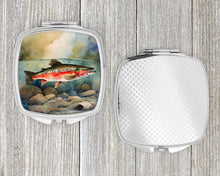 Load image into Gallery viewer, Trout Compact Mirror – Stylish Purse Mirror with Artistic Covers