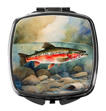 Load image into Gallery viewer, Trout Compact Mirror – Stylish Purse Mirror with Artistic Covers