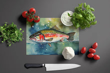 Load image into Gallery viewer, Trout Glass Cutting Boards – Durable, Decorative Kitchen Art Large