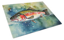 Load image into Gallery viewer, Trout Glass Cutting Boards – Durable, Decorative Kitchen Art Large