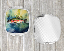 Load image into Gallery viewer, Trout Compact Mirror – Stylish Purse Mirror with Artistic Covers