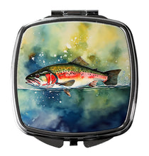 Load image into Gallery viewer, Trout Compact Mirror – Stylish Purse Mirror with Artistic Covers