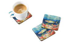 Load image into Gallery viewer, Yellowfin Tuna Coasters - Set of 4 Lightweight Foam, Absorbent Drink Coasters