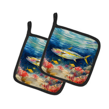 Load image into Gallery viewer, Yellowfin Tuna Pot Holders - Set of 2 Decorative Kitchen Helpers | Made in the USA