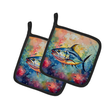 Load image into Gallery viewer, Yellowfin Tuna Pot Holders - Set of 2 Decorative Kitchen Helpers | Made in the USA