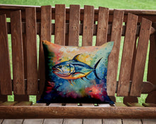 Load image into Gallery viewer, Yellowfin Tuna Throw Pillow - 14x14 Decorative Pillow – Art for Your Home &amp; Patio