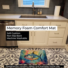 Load image into Gallery viewer, Yellowfin Tuna Memory Foam Kitchen Mat DAC2843RUG