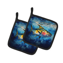 Load image into Gallery viewer, Yellowfin Tuna Pot Holders - Set of 2 Decorative Kitchen Helpers | Made in the USA