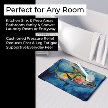 Load image into Gallery viewer, Yellowfin Tuna Memory Foam Kitchen Mat DAC2844RUG