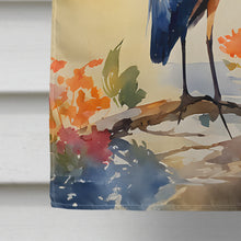 Load image into Gallery viewer, Blue Heron House Flag