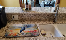 Load image into Gallery viewer, Blue Heron Dish Drying Mat