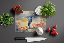 Load image into Gallery viewer, Blue Heron Glass Cutting Boards – Durable, Decorative Kitchen Art Large