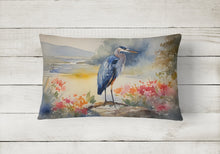Load image into Gallery viewer, Blue Heron Throw Pillow