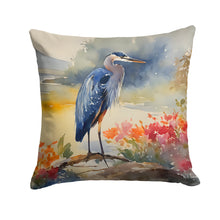 Load image into Gallery viewer, Blue Heron Throw Pillow