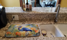 Load image into Gallery viewer, Blue Heron Dish Drying Mat